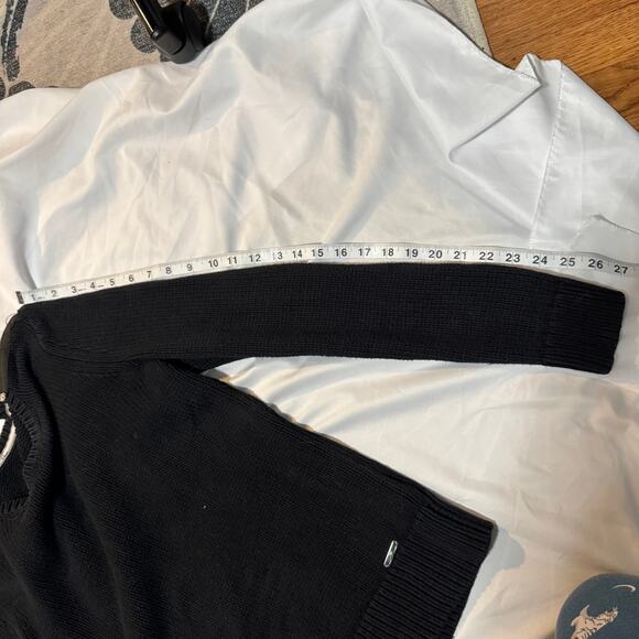 Lauren Ralph Lauren Heavy Knit Black Sweater - Picture 10 of 12